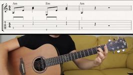 Transform the A minor Key with a Simple Trick ... LICKS BETWEEN CHORDS