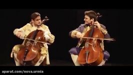 اجرای فوق العاده، شاد پر انرژی گروه 2CELLOS ویولن سل  دست ندین