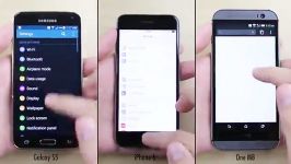 تست سرعت گوشی های iphone 6 vs htc one m8 vs galaxy s5