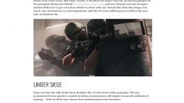 پشت صحنه Rainbow Six Siege انتشار توسط Guard3d.com