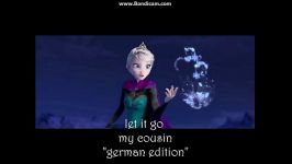 آهنگ Let It GO خونده شده دختر عمم به آلمانی 