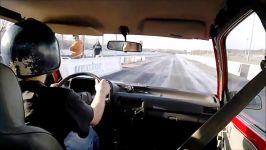 Ford Festiva 12.50 110 mph in car video