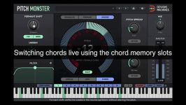 حالت Chord Mode در پلاگین افکت وکال Devious Machines Pitch Monster