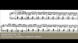 Charles Valentin Alkan  Saltarelle Op. 23 audio + sheet music