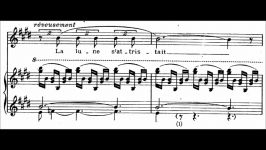 Claude Debussy  Apparition for voice and piano audio + sheet music