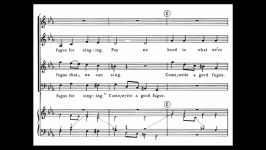 Glenn Gould  So You Want to Write a Fugue audio + sheet music