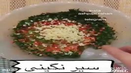 طرز تهيه ترشى بادمجان شكم پر