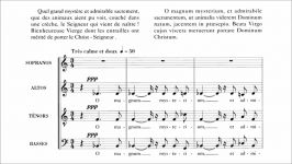 Francis Poulenc  Quatre motets pour le temps de Noël audio + sheet music