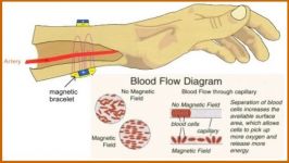 تست دستبند مغناطیسی اصل امگا بر روی بدن انسان شماره ششم