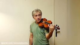 آموزش ویولن به زبان فارسی 015 درس 40 تا 45 لو ویولن Le Violon