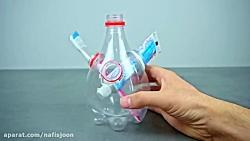 15 ایده کاردستی جالب بطری های پلاستیکی