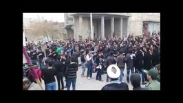 تجمع بزرگ دانش آموزان عزادار حسینی + عکس ویدئو