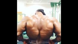 Just finished training and my back is pumped Hitting a