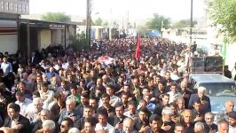 تشییع خاکسپاری دو شهید گمنام در چرام