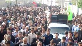 تشییع خاکسپاری دو شهید گمنام در چرام 3