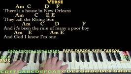 House of the Rising Sun  Piano Cover with ChordsLyrics