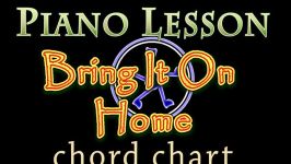 Bring It On Home Sam Cooke Piano Lesson Chord Chart