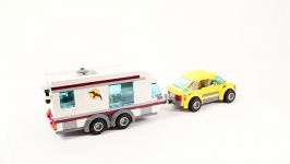 اسباب بازی ساختنی لگو Lego City 4435 Car and Caravan