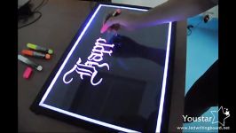 نسل جدید تابلو های روان قابلیت نوشتن تابلو روان LED