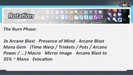 آموزش روتیشن میج آرکانrotation mage arcane 4.3.4