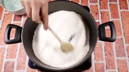 شیرینی نارگیلی ساده ترین روش  آموزش شیرینی پزی زیر ۱۰ دقیقه آشپزی ایرانی