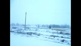 فیلم برف وکولاک در جاده های مواصلاتی نیر