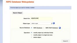 Delete an Object from the RIPE Database
