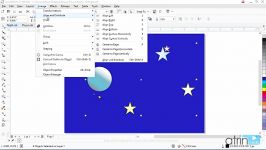 آموزش توزیع پراکنده نمودن آبجکت ها در CorelDraw X7