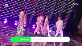 اجرای آهنگ boy with luv توسط بی تی اس در افتتاحیه مراسم BTS SBS 2019