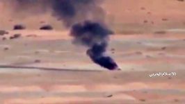 انهدام 5 خودرو زرهی نظامیان سعودی توسط انصارالله در الجوف