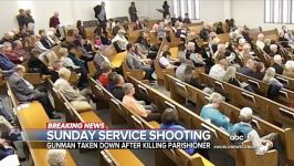 لحظه تکان دهنده تیراندازی در کلیسای تگزاس آمریکا