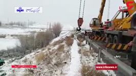 اولین فیلم اتوبوس مرگ در جاده زنجان 10 مسافر کشته شدند