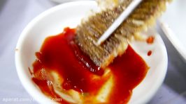 جاذبه های غذایی  غذاهای دریایی جکی بوسان کره