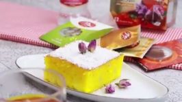 آشپزی سحرخیز  طرز تهیه کیک هل گلاب همراه دمنوش زعفرانی