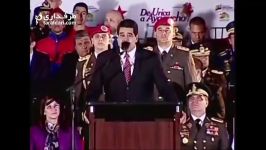 سوتی عجیب مارادونا در مراسم رئیس جمهور ونزوئلا