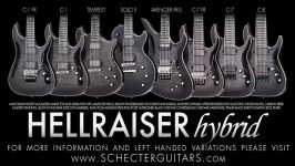 معرفی گیتار الکتریک Schecter Hellraiser Hybrid Series