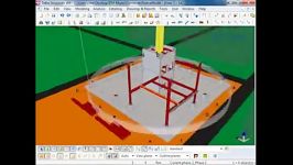 شبیه سازی Tower Crane در Tekla Structure