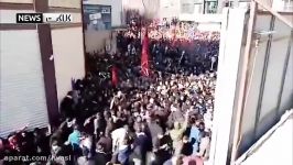 لحظات تلخ گرفتار شدن مردم کرمان در ازدحام جمعیت