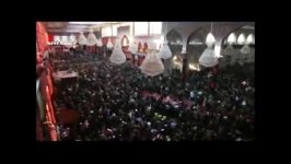 صحن امام حسین در روز اربعین