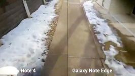 Galaxy Note 4 vs Note Edge   video Comparison