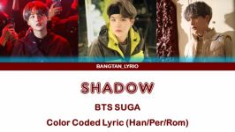 لیریک فارسی shadow Suga شوگا BTS زیرنویس تلفظ ترجمه