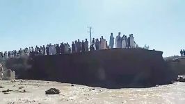 سیل قطع ارتباط روستای عورکی در سیستان بلوچستان
