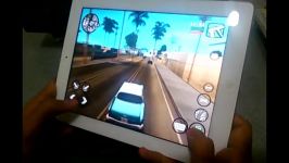  گیم پلی بازی GTA San Andreas روی iPad 2