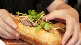 جاذبه های غذایی  غذای جنوبی نیواورلئان به سایگون صدف ساندویچ ویتنامی