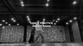 Dance practice Jennie and simeez پشت صحنه کیوت دنس پرکتیس جنی