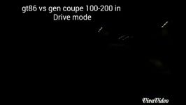 gt86 vs genesis coupe 100 200