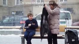 would you help a freezing child