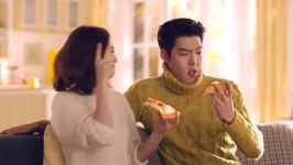 kim woo bin go ara  dominos pizza cf