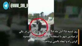 حقیقت ماجرای حمله افراد تبر به دست به مردم پلیس در اغتشاشات بنزینی 98 گرگان