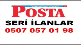 Posta Seri İlanlar Mersin Posta Gazetesi İlan Verme Servisi Bürosu Reklam Ajansı